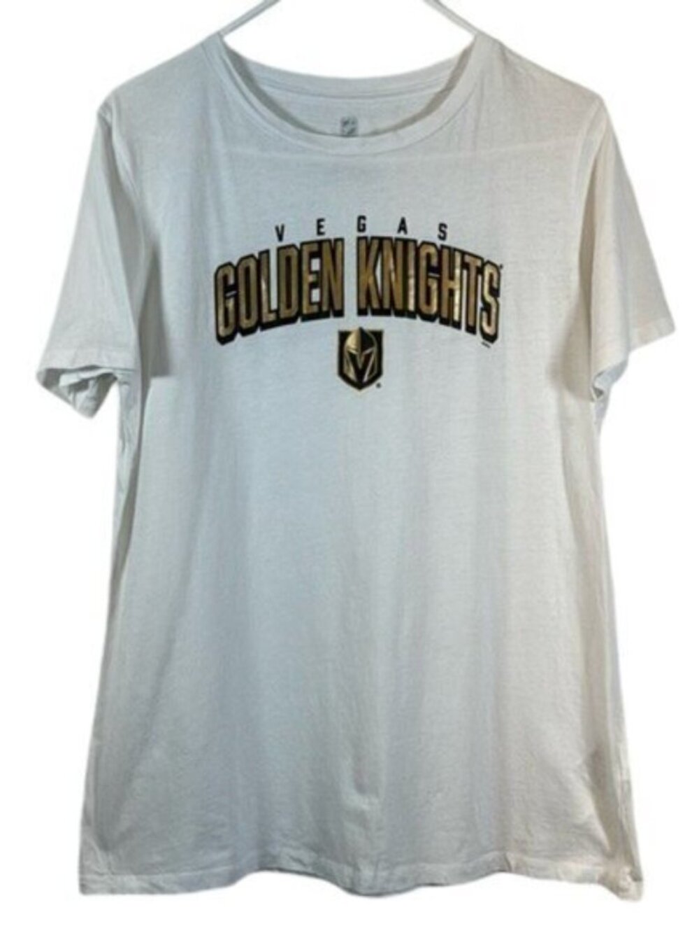 Fanatics VGK NHL Vegas Golden Knights White Shirt Large EUC #SP-014